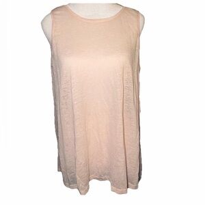 Sleeveless Lightweight Tank Top in Pale Blush